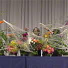国際ソロプチミスト東リジョン大会表彰晩餐会で花のデモンストレーションをしました。